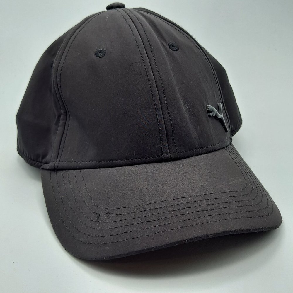 Black Puma Trucker / Baseball Hat Cap Size S